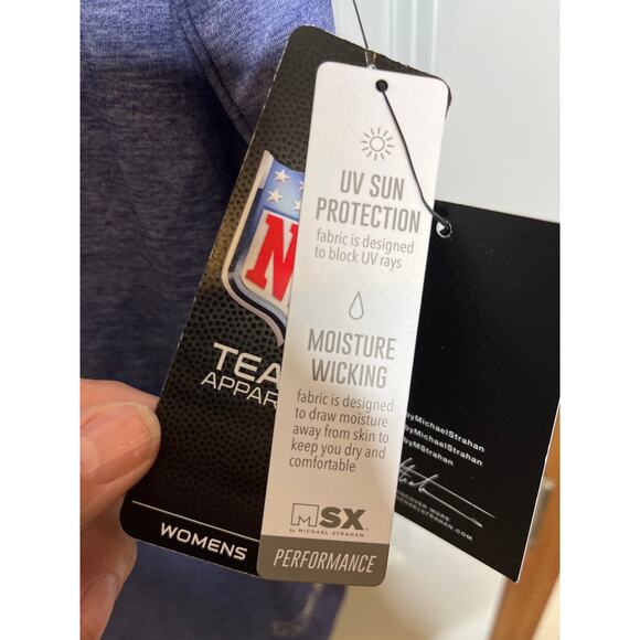 NFL NEW Football Women LA Rams Blue Short Sleeve Tee Size Large - Picture 5 of 7